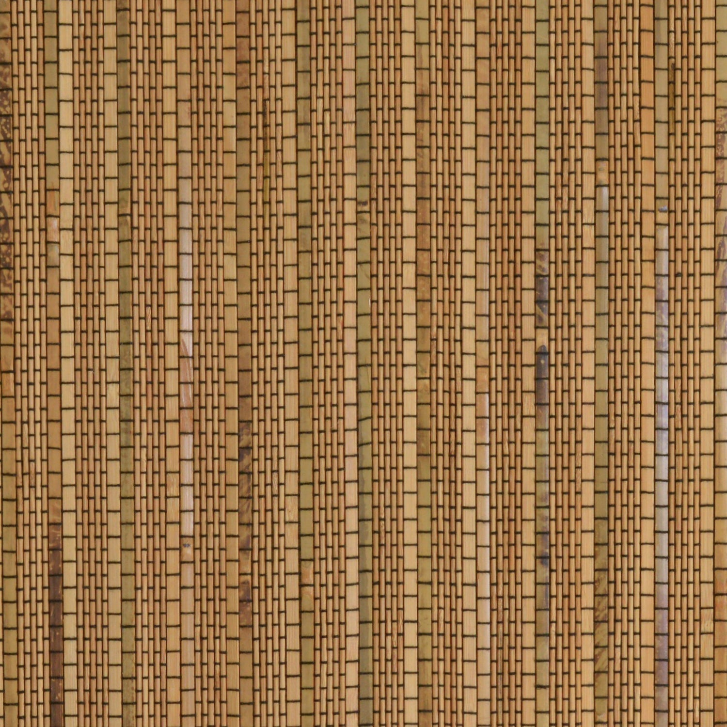 Versailles - Cantonnière en Bambou Grommet Top, Oeillets en Laiton, 72" x 12", Brun Miel - Simple Boutique