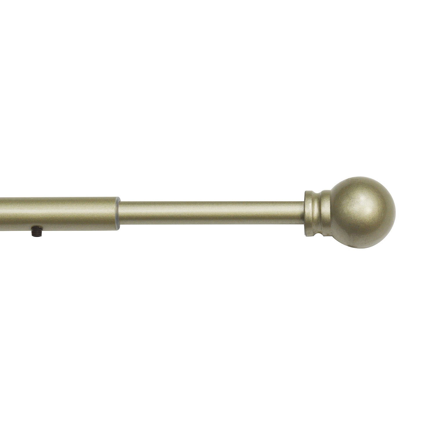 Versailles - Ensemble de 2 Bras Pivotants pour Rideau, Longueur Ajustable, Étain (Disponible en 2 Grandeur) - Simple Boutique