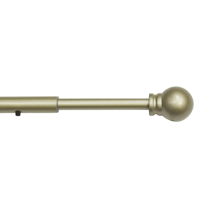Versailles - Ensemble de 2 Bras Pivotants pour Rideau, Longueur Ajustable, Étain (Disponible en 2 Grandeur) - Simple Boutique