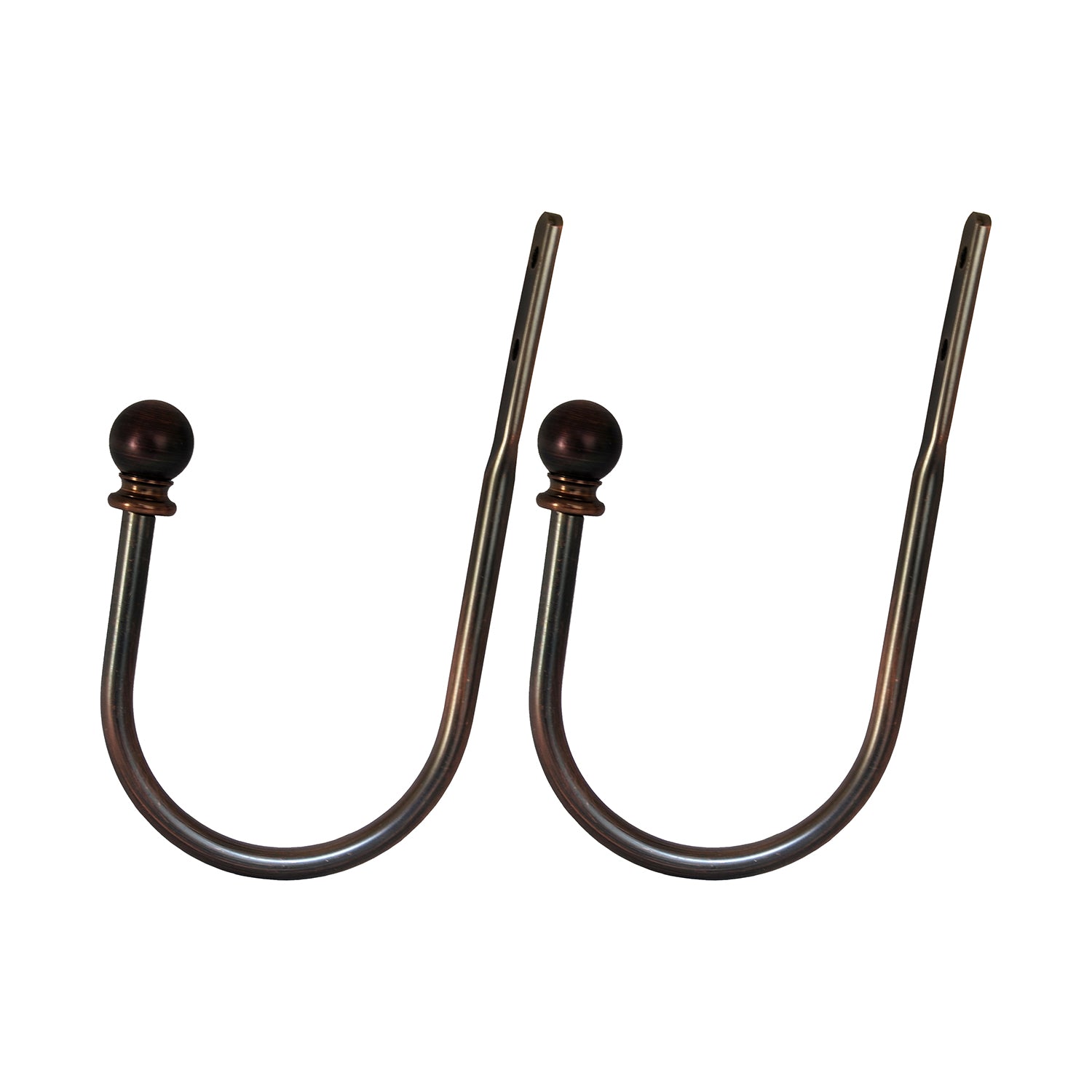 Versailles - Ensemble de 2 Embrasses Universelles pour Rideau, Bronze - Simple Boutique