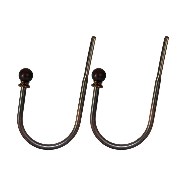Versailles - Ensemble de 2 Embrasses Universelles pour Rideau, Bronze - Simple Boutique