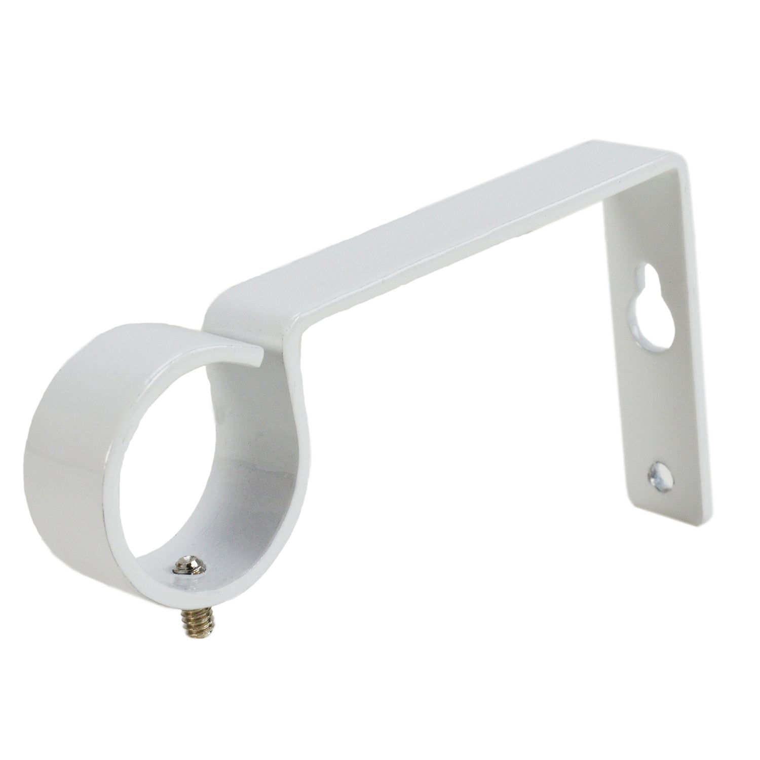 Versailles - Ensemble de 2 Supports pour Tringle à Rideau, Installation au Mur ou au Plafond, Blanc - Simple Boutique