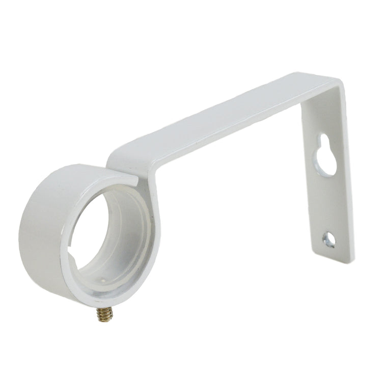 Versailles - Ensemble de 2 Supports pour Tringle à Rideau, Installation au Mur ou au Plafond, Blanc - Simple Boutique