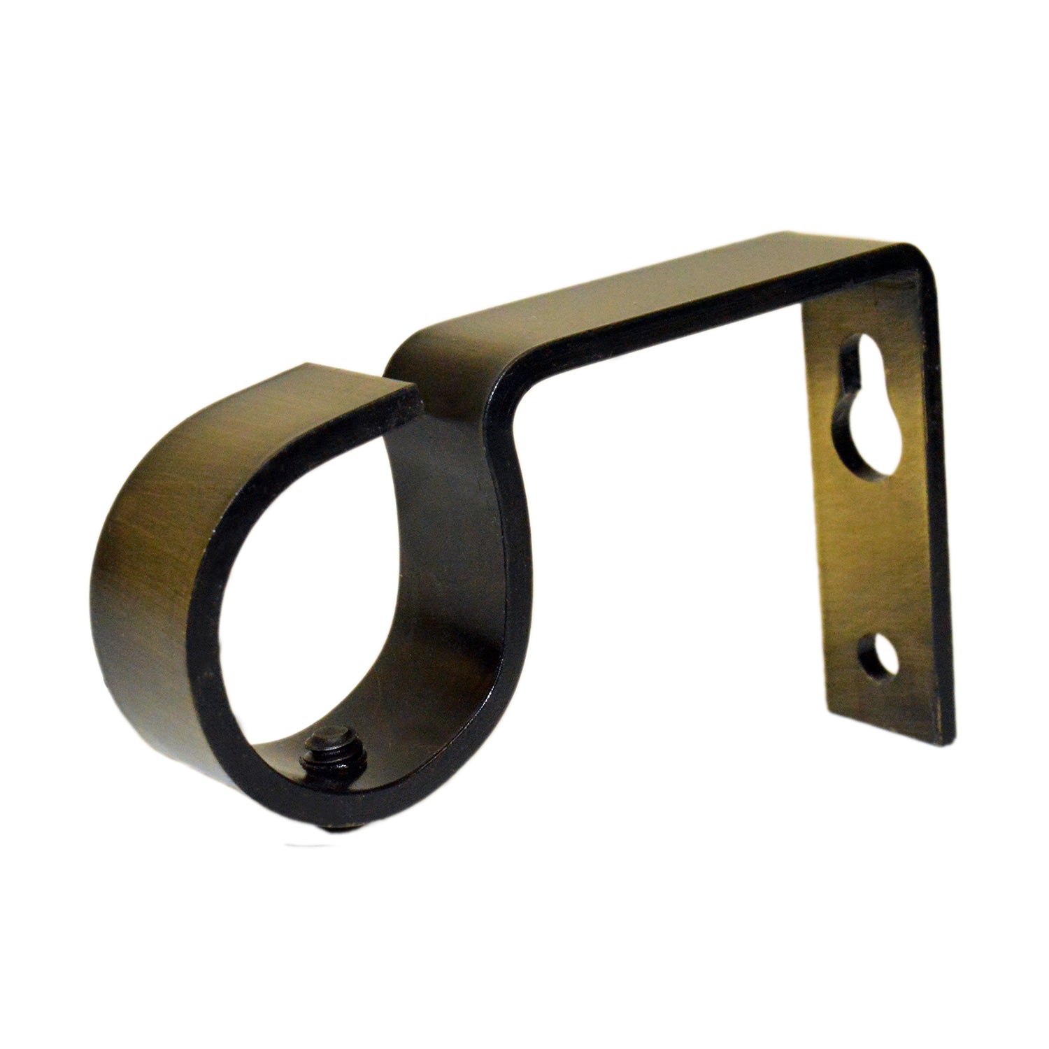 Versailles - Ensemble de 2 Supports pour Tringle à Rideau, Installation au Mur ou au Plafond, Bronze - Simple Boutique