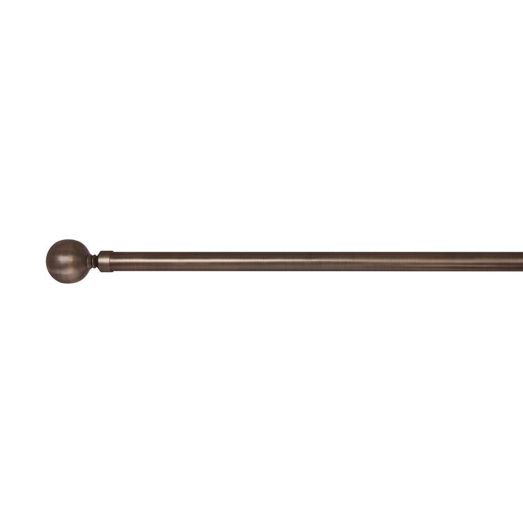 Versailles - Ensemble de Tringle à Rideau Lexington Ball, Longueur Ajustable, Bronze (3 Grandeurs Disponibles) - Simple Boutique