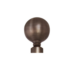 Versailles - Ensemble de Tringle à Rideau Lexington Ball, Longueur Ajustable, Bronze (3 Grandeurs Disponibles) - Simple Boutique