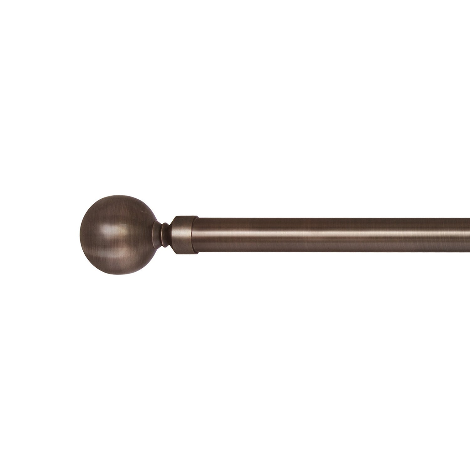 Versailles - Ensemble de Tringle à Rideau Lexington Ball, Longueur Ajustable, Bronze (3 Grandeurs Disponibles) - Simple Boutique