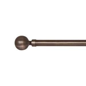 Versailles - Ensemble de Tringle à Rideau Lexington Ball, Longueur Ajustable, Bronze (3 Grandeurs Disponibles) - Simple Boutique