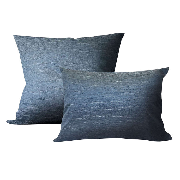Versailles - Housse de Coussin Caesar, 14" x 20", Lavable à la Machine, Bleu - Simple Boutique