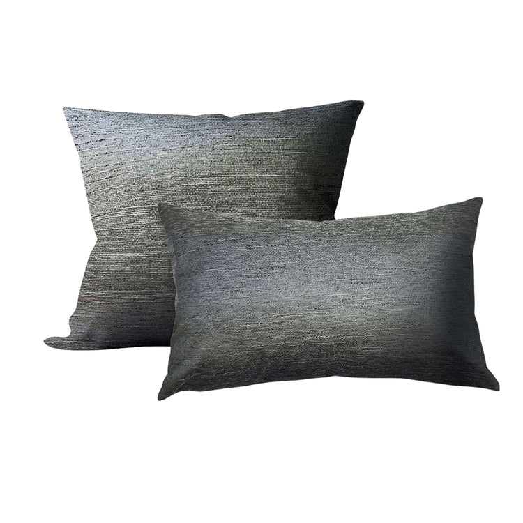 Versailles - Housse de Coussin Caesar, 14" x 20", Lavable à la Machine, Gris Foncé - Simple Boutique