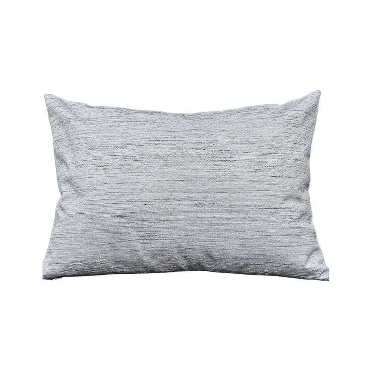 Versailles - Housse de Coussin Caesar, 14" x 20", Lavable à la Machine, Gris Pâle - Simple Boutique