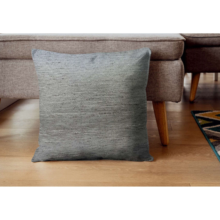 Versailles - Housse de Coussin Caesar, 20" x 20", Lavable à la Machine, Gris Foncé - Simple Boutique
