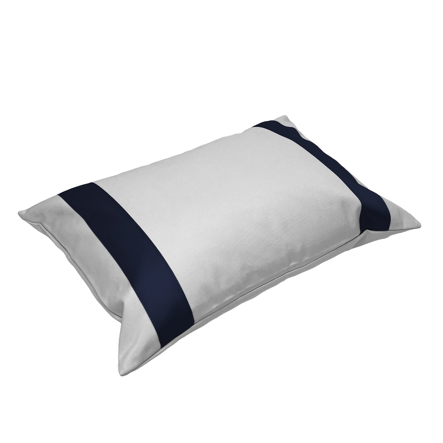 Versailles - Housse de Coussin Valentina, 14" x 20", Lavable à la Machine, Bleu - Simple Boutique