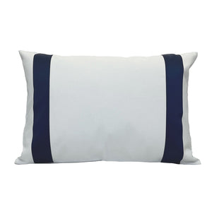 Versailles - Housse de Coussin Valentina, 14" x 20", Lavable à la Machine, Bleu - Simple Boutique