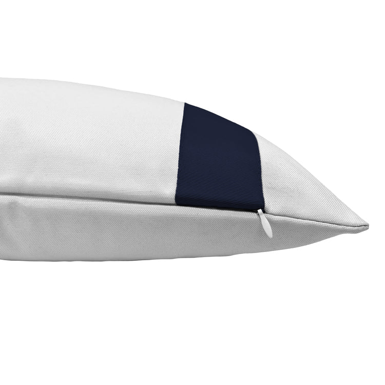 Versailles - Housse de Coussin Valentina, 20" x 20", Lavable à la Machine, Bleu - Simple Boutique