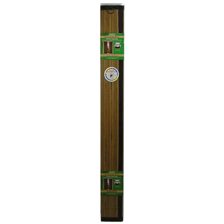 Versailles - Panneau de Rideau en Bambou Ring Top, Oeillets en Laiton, 40" x 63", Espresso - Simple Boutique