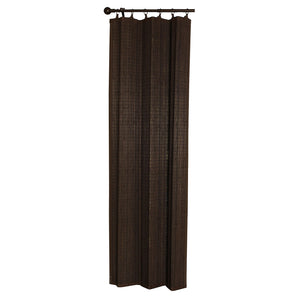 Versailles - Panneau de Rideau en Bambou Ring Top, Oeillets en Laiton, 40" x 84", Espresso - Simple Boutique