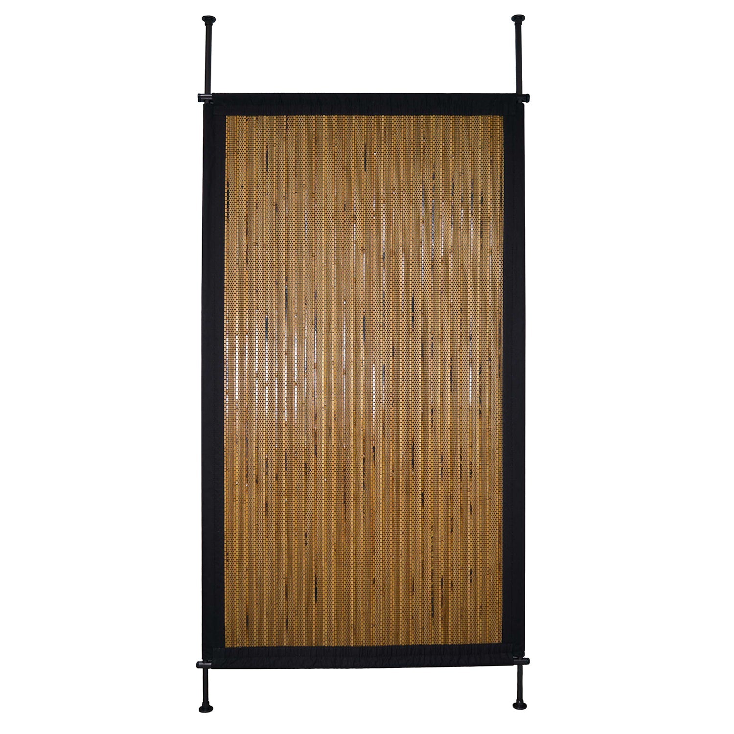 Versailles - Panneau d'intimité en Bambou, 38" x 68", Hauteur ajustable, Brun Miel - Simple Boutique