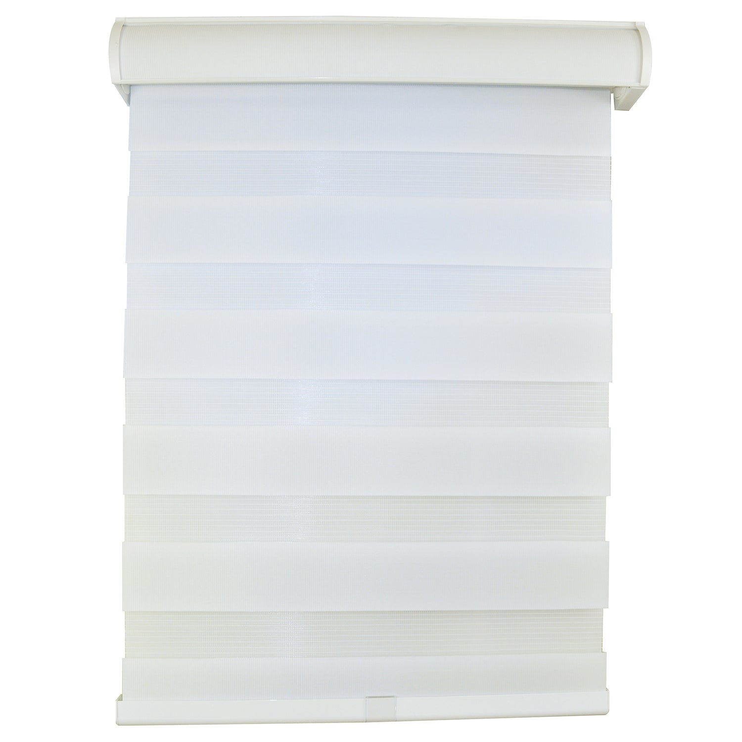Versailles - Store à Rouleau à Toile Alternée Sans Cordon, Blanc (Disponible en 10 Grandeurs) - Simple Boutique