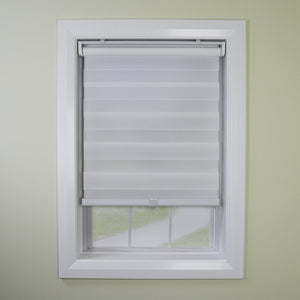 Versailles - Store de Fenêtre à Toile Alternée Sans Cordon Slimline, Blanc (Disponible en 5 Grandeurs) - Simple Boutique