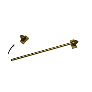 Versailles - Tringle à Rideau Magnétique, Longueur Ajustable de 15" à 28", Fixation Solide, Bronze - Simple Boutique