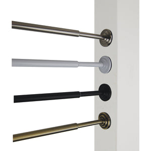 Versailles - Tringle à Rideau à Tension, Longueur Ajustable, Installation Sans Outils, Laiton (3 Grandeurs Disponibles) - Simple Boutique