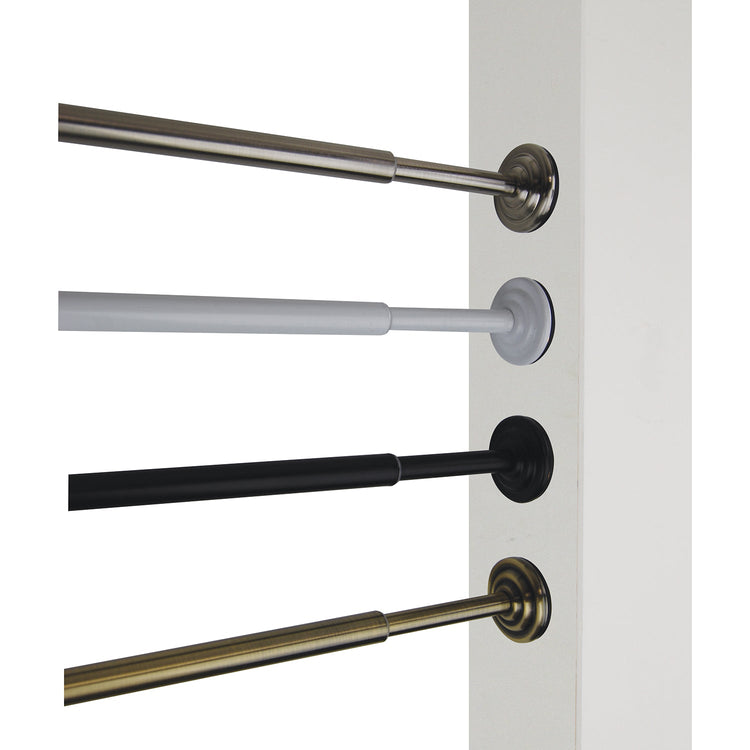 Versailles - Tringle à Rideau à Tension, Longueur Ajustable, Installation Sans Outils, Laiton (3 Grandeurs Disponibles) - Simple Boutique