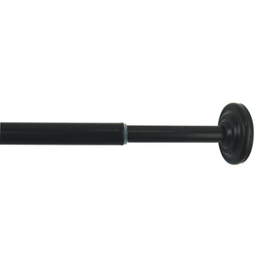 Versailles - Tringle à Rideau à Tension, Longueur Ajustable, Installation Sans Outils, Noir (3 Grandeurs Disponibles) - Simple Boutique