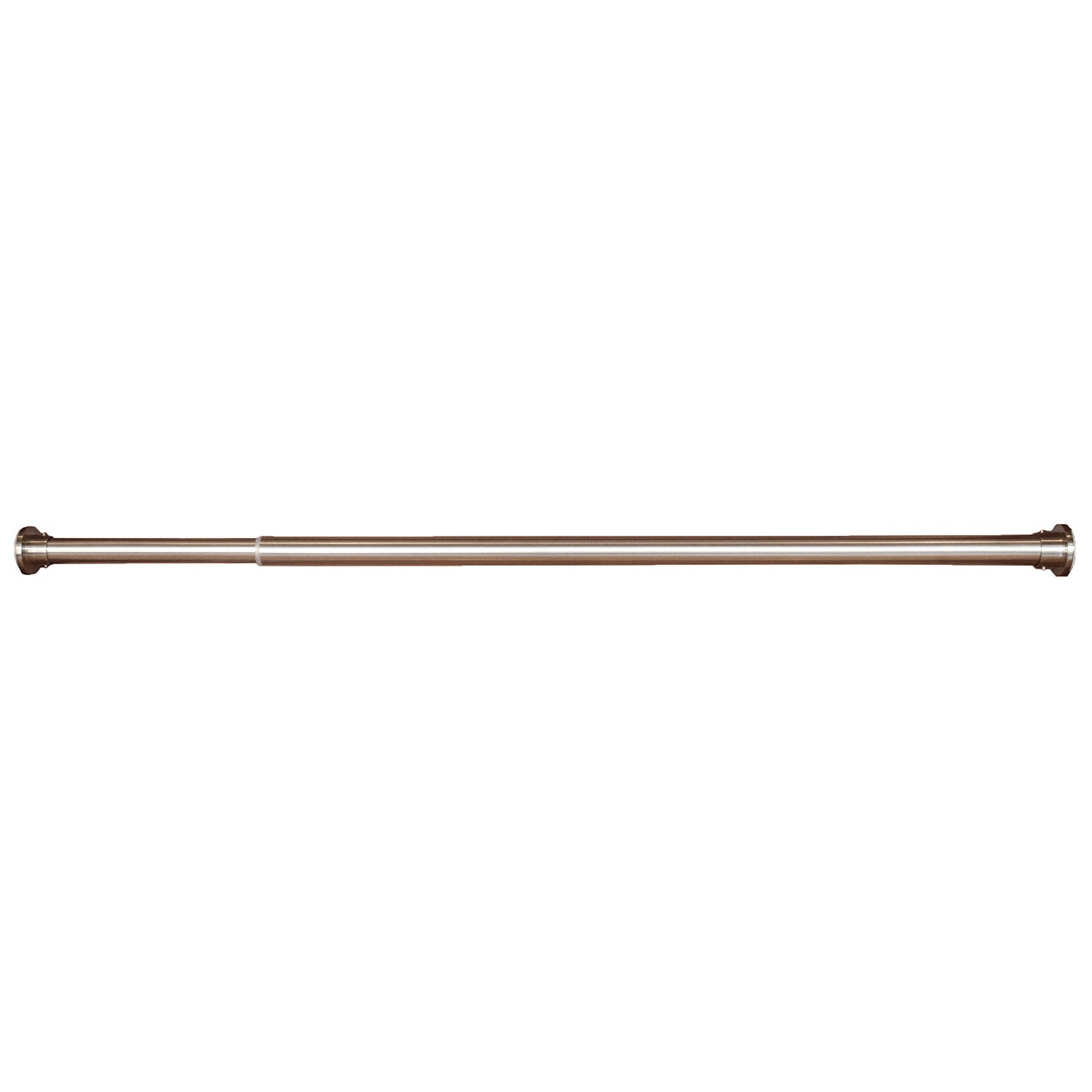 Versailles - Tringle à Tension pour Rideau DUO en Acier Inoxydable, Intérieur/Extérieur, Longueur Ajustable, Argenté (3 Grandeurs Disponibles) - Simple Boutique