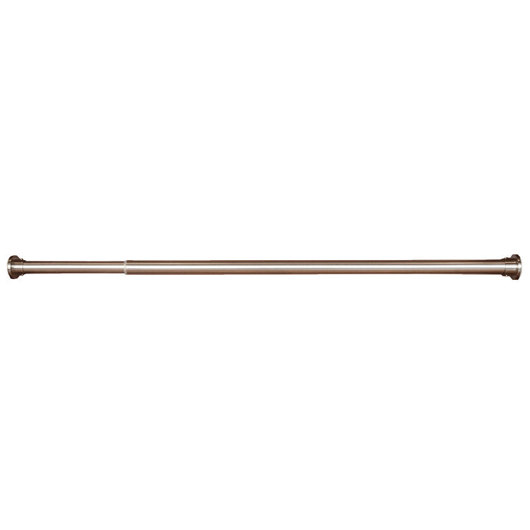 Versailles - Tringle à Tension pour Rideau DUO en Acier Inoxydable, Intérieur/Extérieur, Longueur Ajustable, Argenté (3 Grandeurs Disponibles) - Simple Boutique