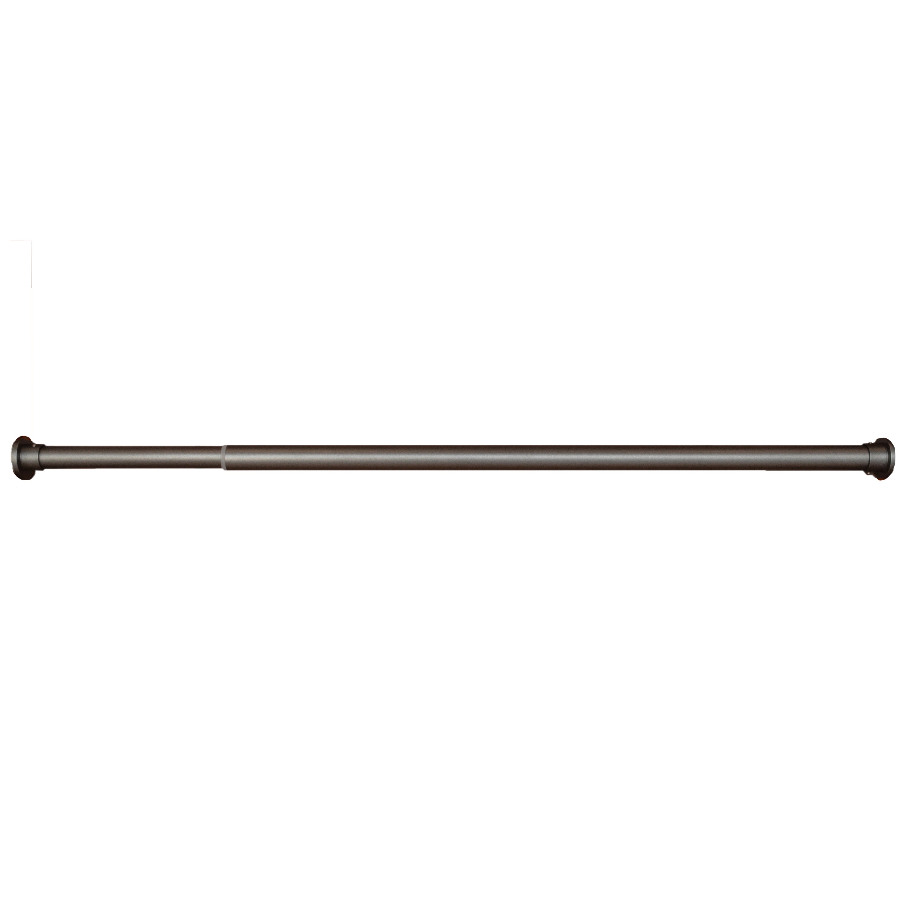 Versailles - Tringle à Tension pour Rideau DUO en Acier Inoxydable, Intérieur/Extérieur, Longueur Ajustable, Gris (3 Grandeurs Disponibles) - Simple Boutique