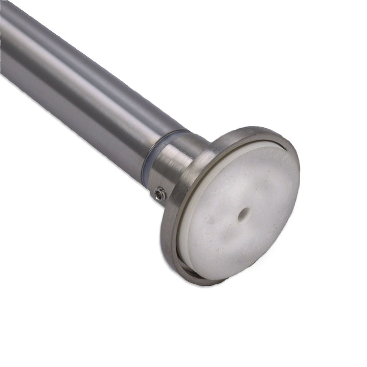 Versailles - Tringle à Tension pour Rideau en Acier Inoxydable, Intérieur/Extérieur, Longueur Ajustable, Argenté (3 Grandeurs Disponibles) - Simple Boutique