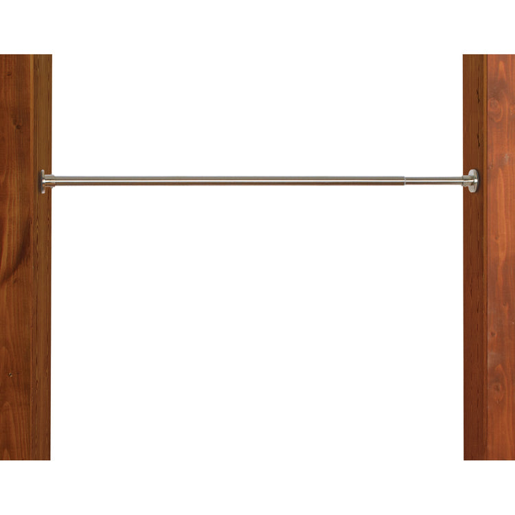 Versailles - Tringle à Tension pour Rideau en Acier Inoxydable, Intérieur/Extérieur, Longueur Ajustable, Argenté (3 Grandeurs Disponibles) - Simple Boutique
