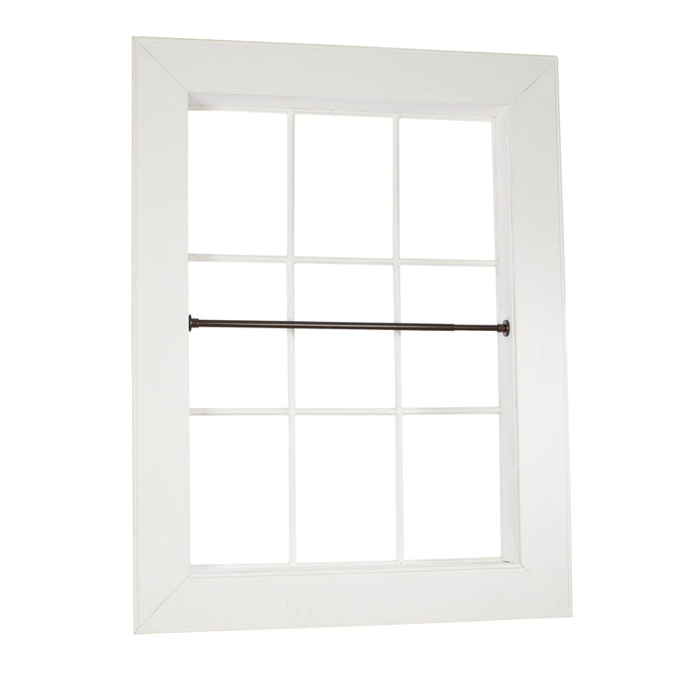 Versailles - Tringle à Tension pour Rideau en Acier Inoxydable, Intérieur/Extérieur, Longueur Ajustable, Brun (3 Grandeurs Disponibles) - Simple Boutique