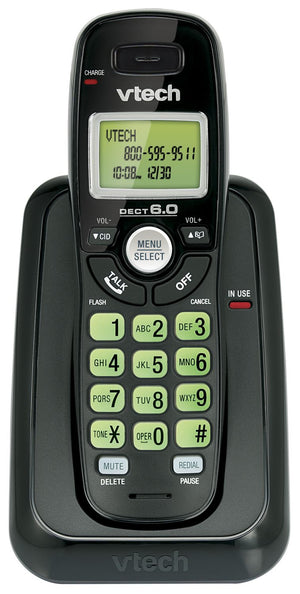 Vtech Téléphone Sans Fil DECT 6.0 avec Afficheur et Clavier Rétroéclairé, Noir - Simple Boutique