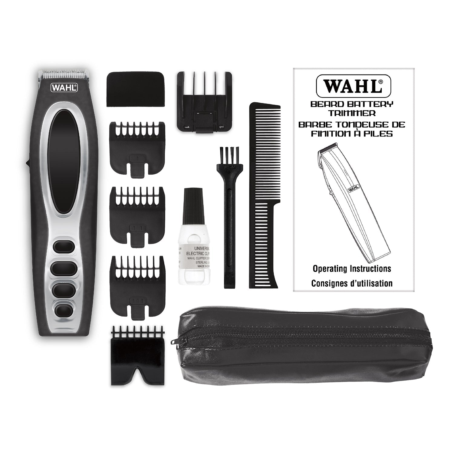 WAHL - Tondeuse Personnelle pour Barbe, Ensemble de 11 Morceaux, Lames Auto-Affûtées - Simple Boutique