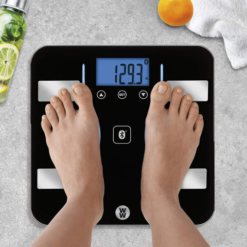 Weight Watcher - Pèse-Personne Numérique avec Analyse Corporelle, Bluetooth, Capacité Maximum de 180kg