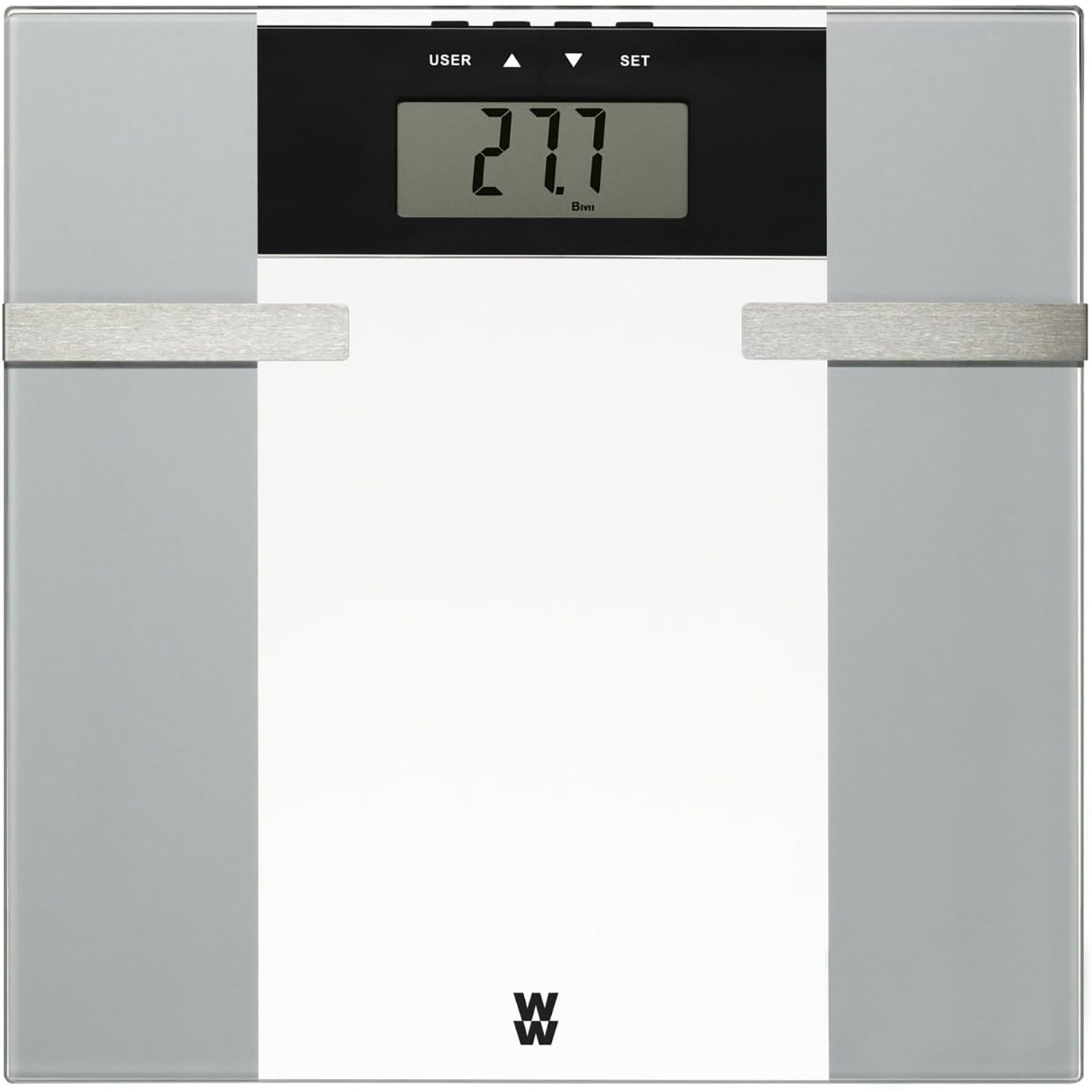 Weight Watcher - Pèse-Personne Numérique en Verre avec Analyse Corporelle, Capacité Maximum de 182kg - Simple Boutique