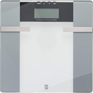 Weight Watcher - Pèse-Personne Numérique en Verre avec Analyse Corporelle, Capacité Maximum de 182kg - Simple Boutique