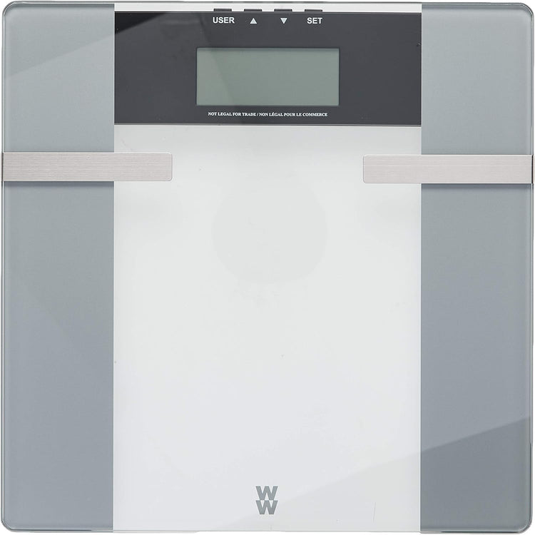 Weight Watcher - Pèse-Personne Numérique en Verre avec Analyse Corporelle, Capacité Maximum de 182kg - Simple Boutique