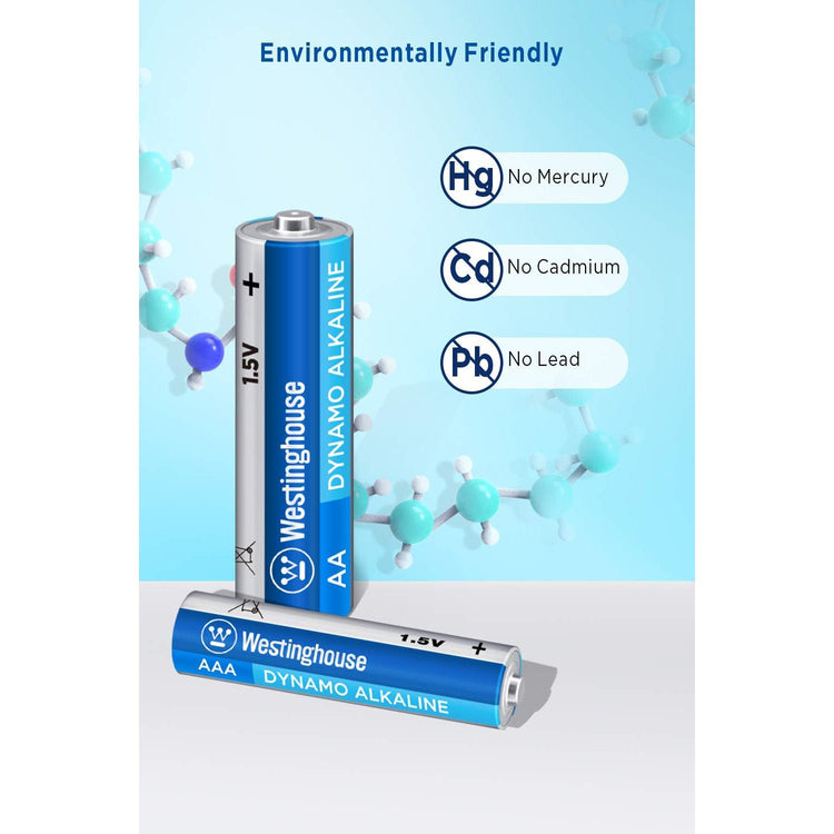 Westinghouse - Ensemble de 48 Batteries Alcaline Dynamo AA - Simple Boutique