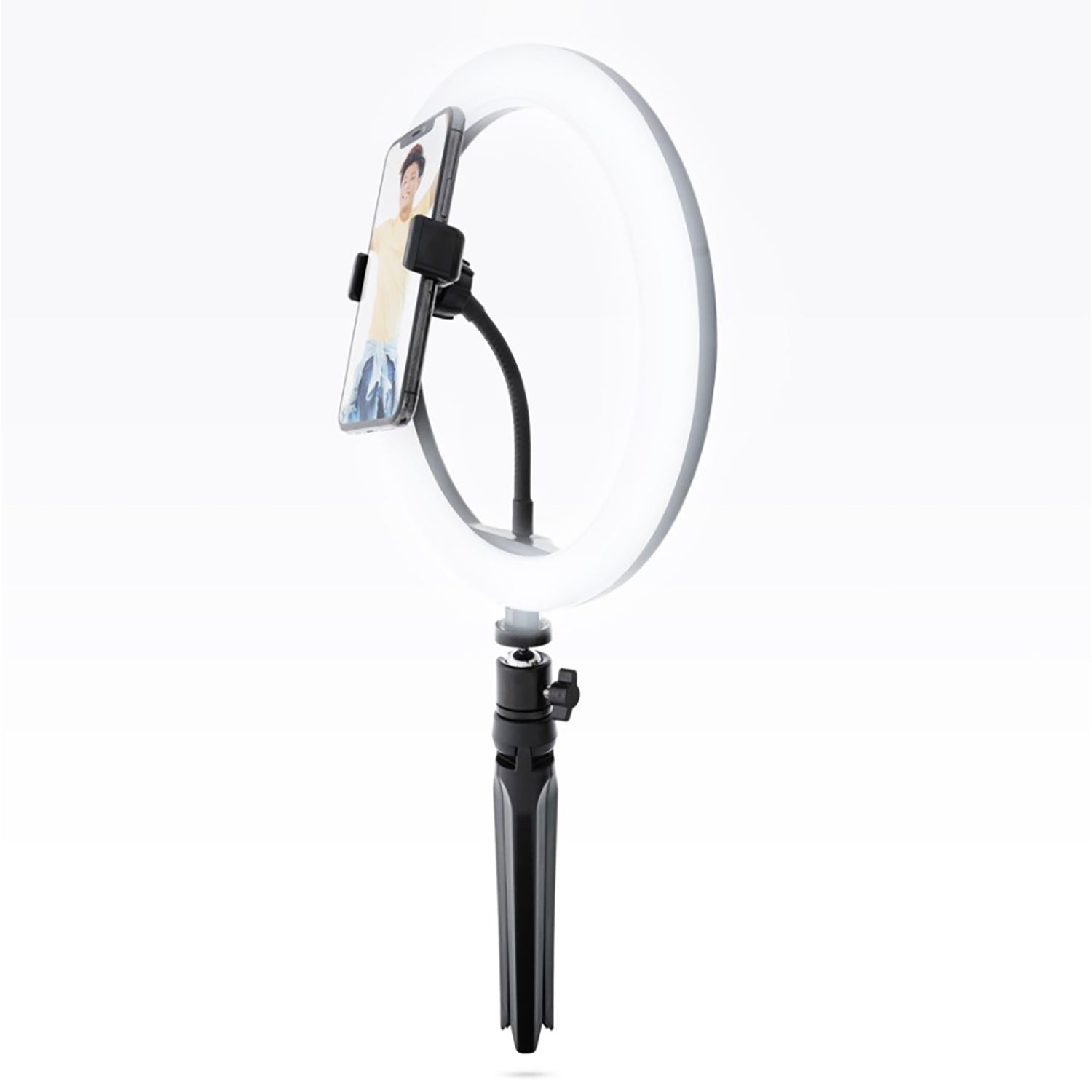 Xtreme - Anneau Lumineux LED avec Support de Téléphone Universel, 3 Modes de Couleurs - Simple Boutique