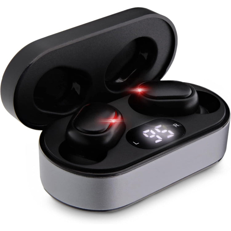 Xtreme - Écouteurs Intra-Auriculaires Bluetooth avec Boitier de Recharge, Noir - Simple Boutique