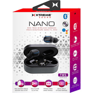 Xtreme - Écouteurs Intra-Auriculaires Bluetooth avec Boitier de Recharge, Noir - Simple Boutique