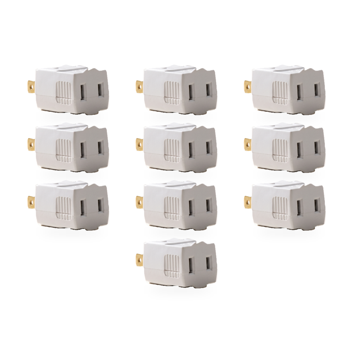Xtricity Adaptateur mural polarisé multiprise 3 prises - Lot de 10 - Simple Boutique
