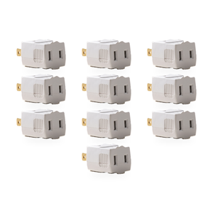Xtricity Adaptateur mural polarisé multiprise 3 prises - Lot de 10 - Simple Boutique