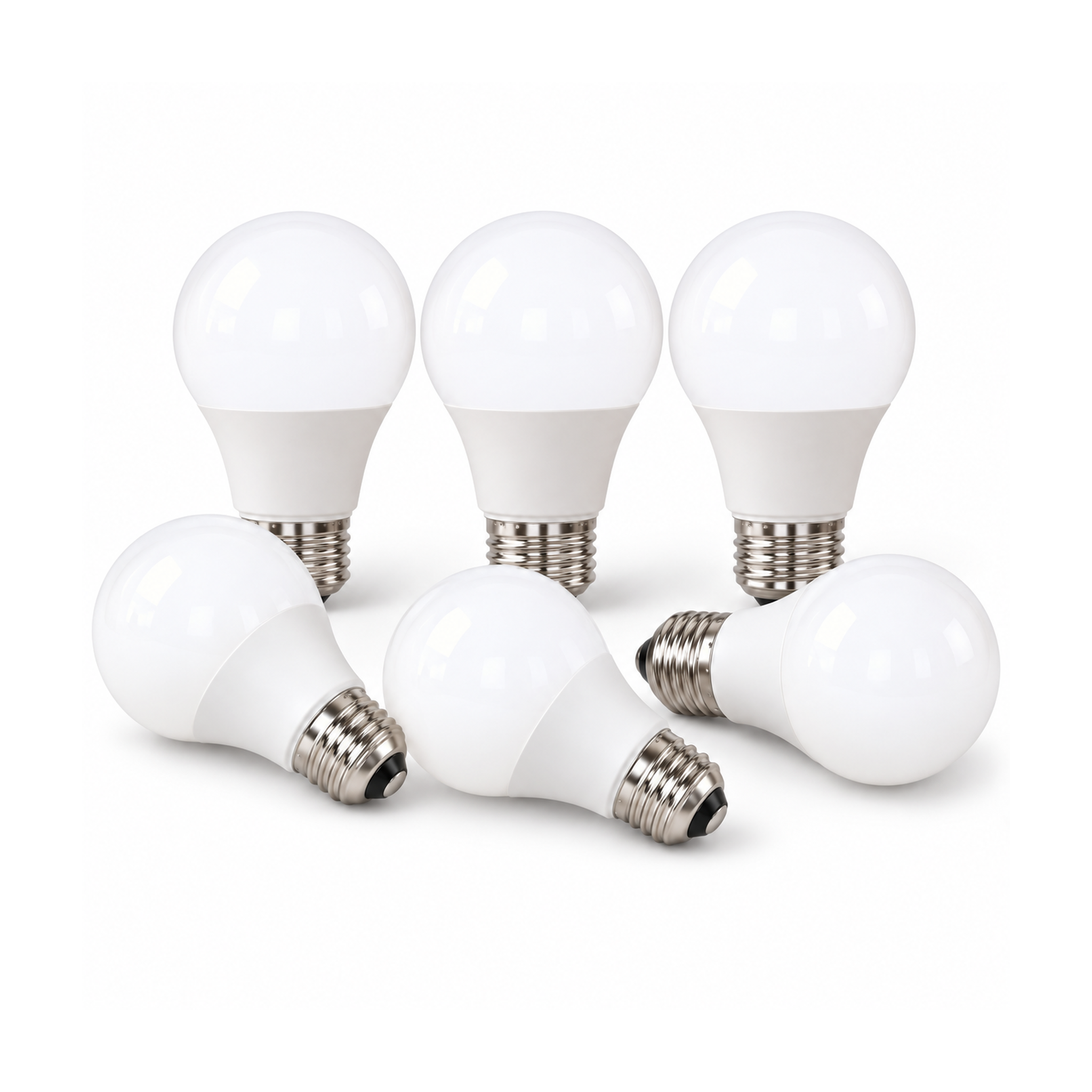 Xtricity Ampoule DEL A19, 12W, équivalent 100W Lumière du jour 5000K, Simple, Non-dimmable - Lot de 6 - Simple Boutique