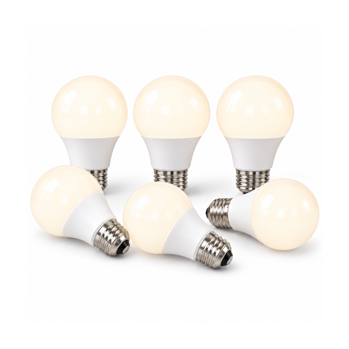 Xtricity Ampoule DEL A19, 12W, équivalent 100W blanc doux 3000K, individuelle, non-dimmable - Lot de 6 - Simple Boutique
