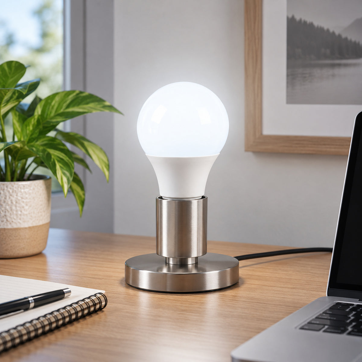 Xtricity Ampoule DEL A19 - 9,5W / 120V / E26 / 800 Lumens / 5000K lumière du jour, à intensité variable - Lot de 6 - Simple Boutique