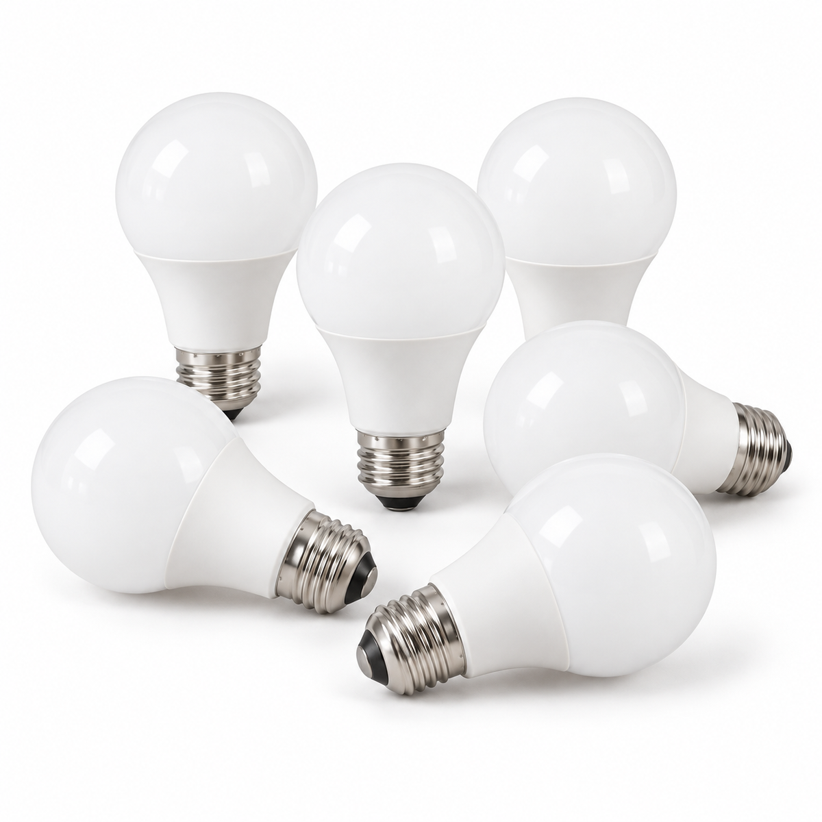 Xtricity Ampoule DEL A19 - 9,5W / 120V / E26 / 800 Lumens / 5000K lumière du jour, à intensité variable - Lot de 6 - Simple Boutique